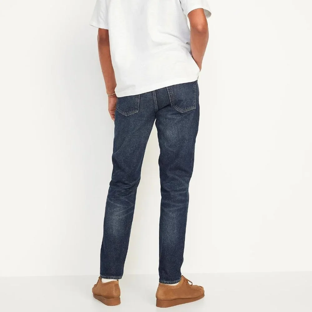 NWT Old Navy Original Straight Taper Non-Stretch Jeans for Men - Picture 2 of 4